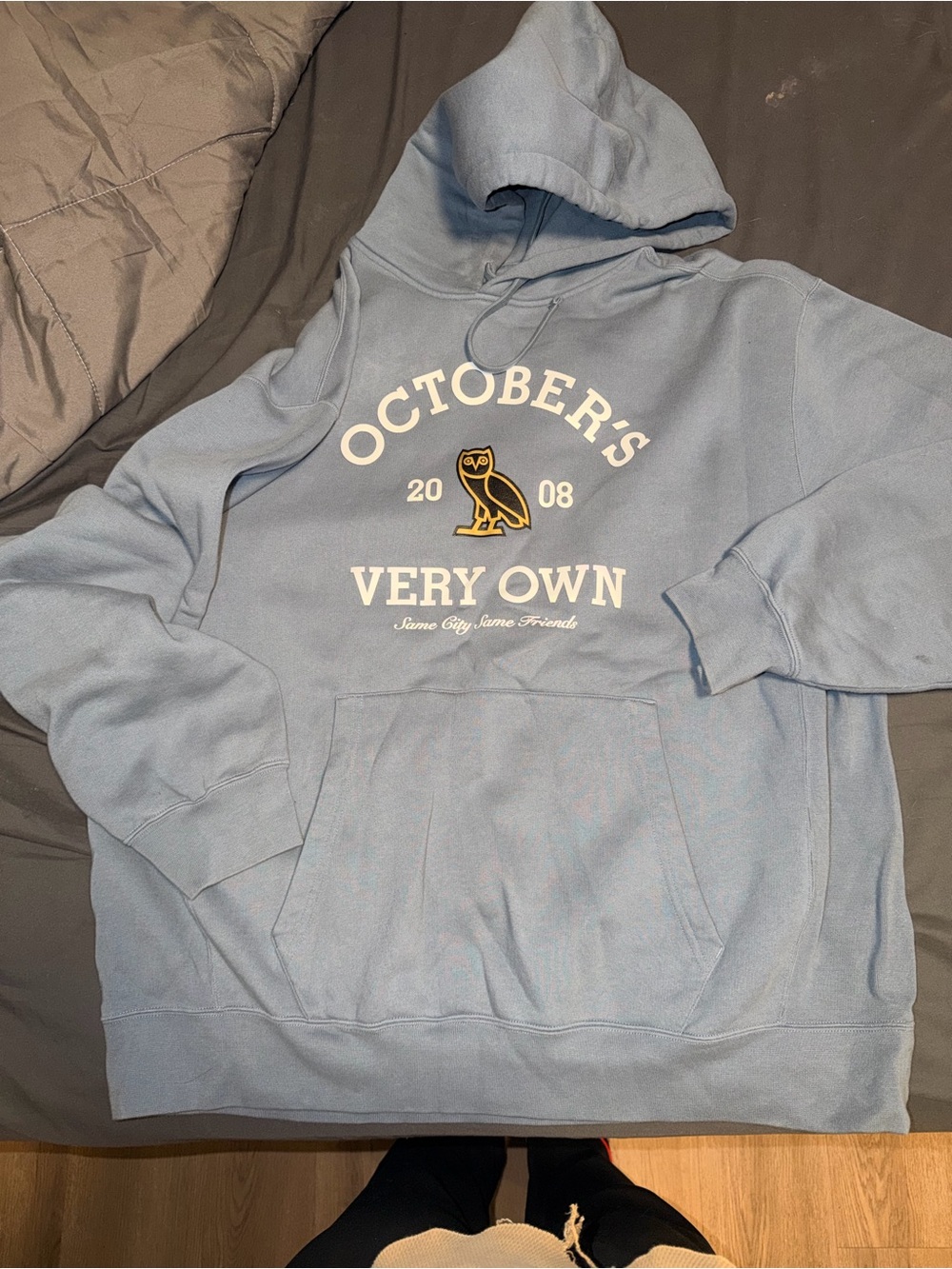 OVO Drake's Brand Blue Pullover Hoodie